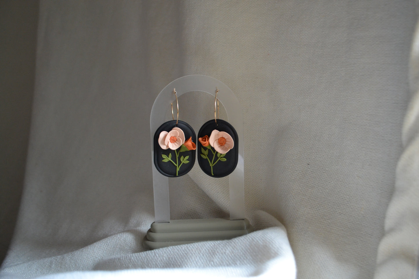 Preorder Moody Poppy Earrings