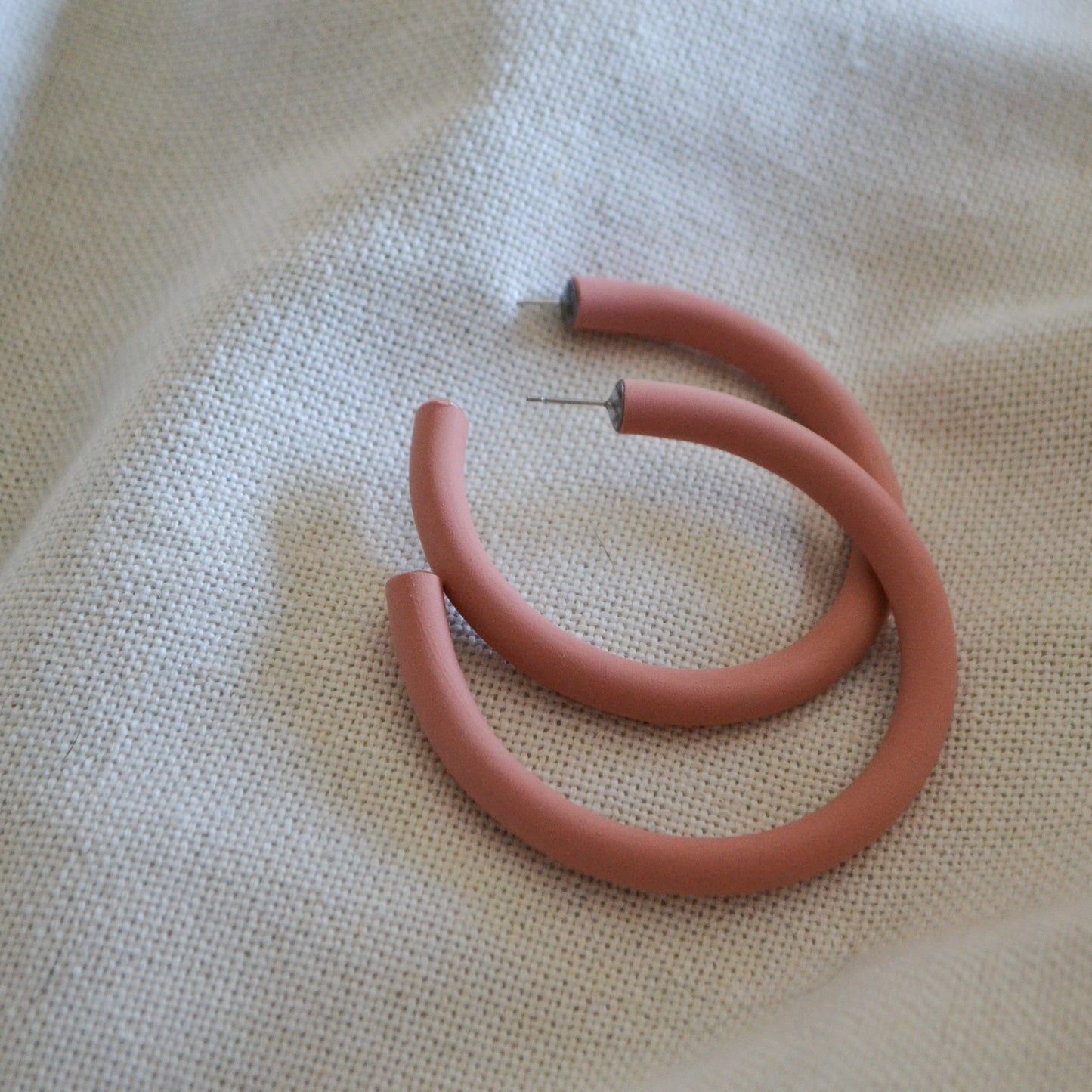 Terra Cotta Hoops