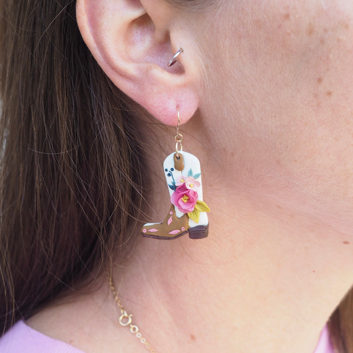 *Preorder* Western Boot Earrings