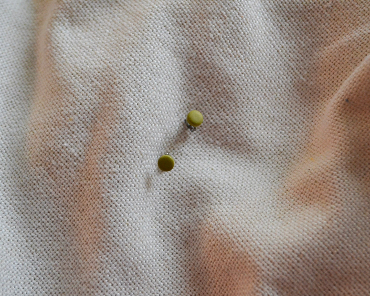 Tiny Dot Studs Avocado Green