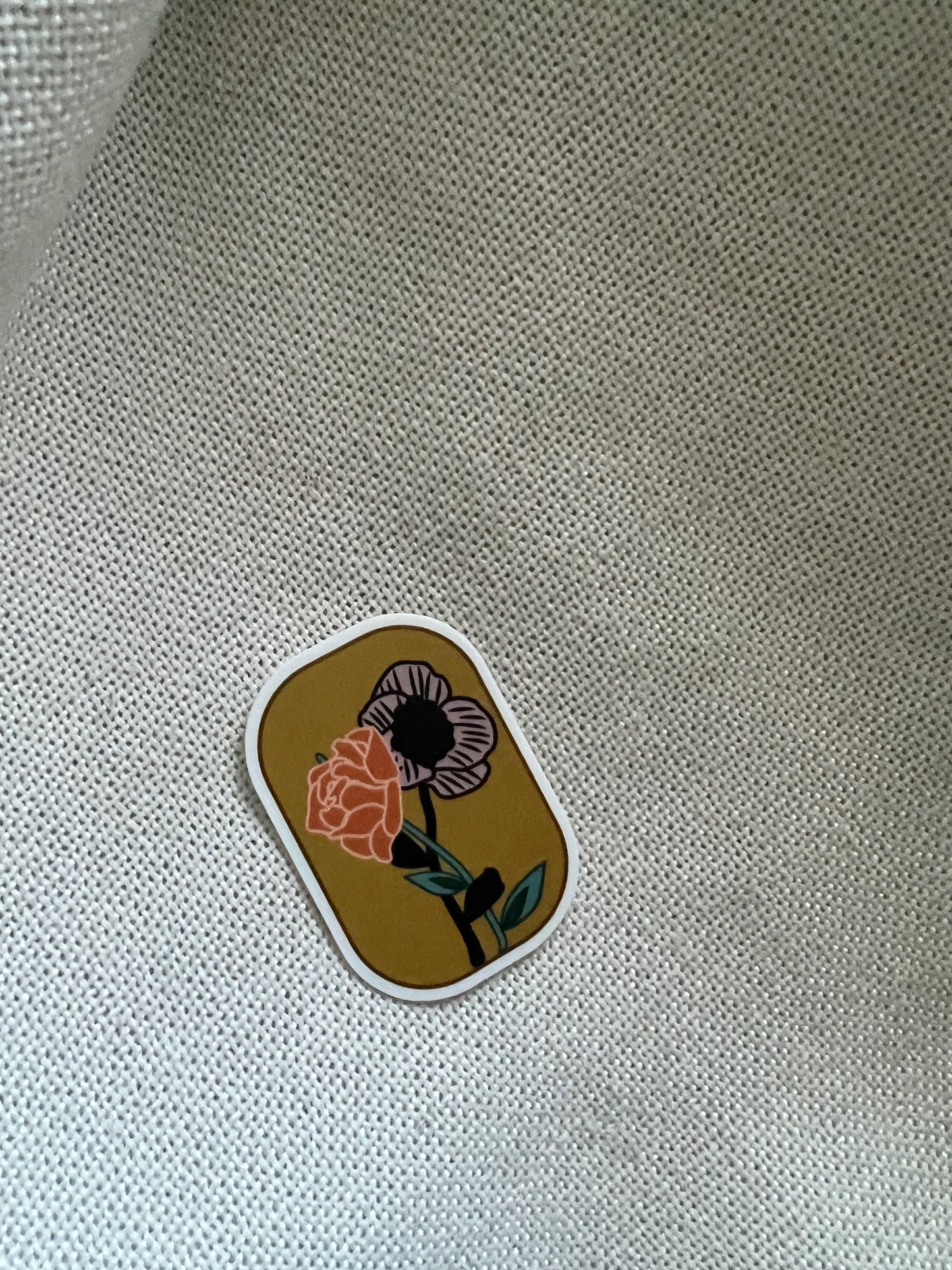 Floral Sticker