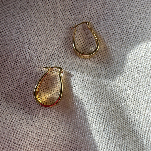 Teardrop Hoops