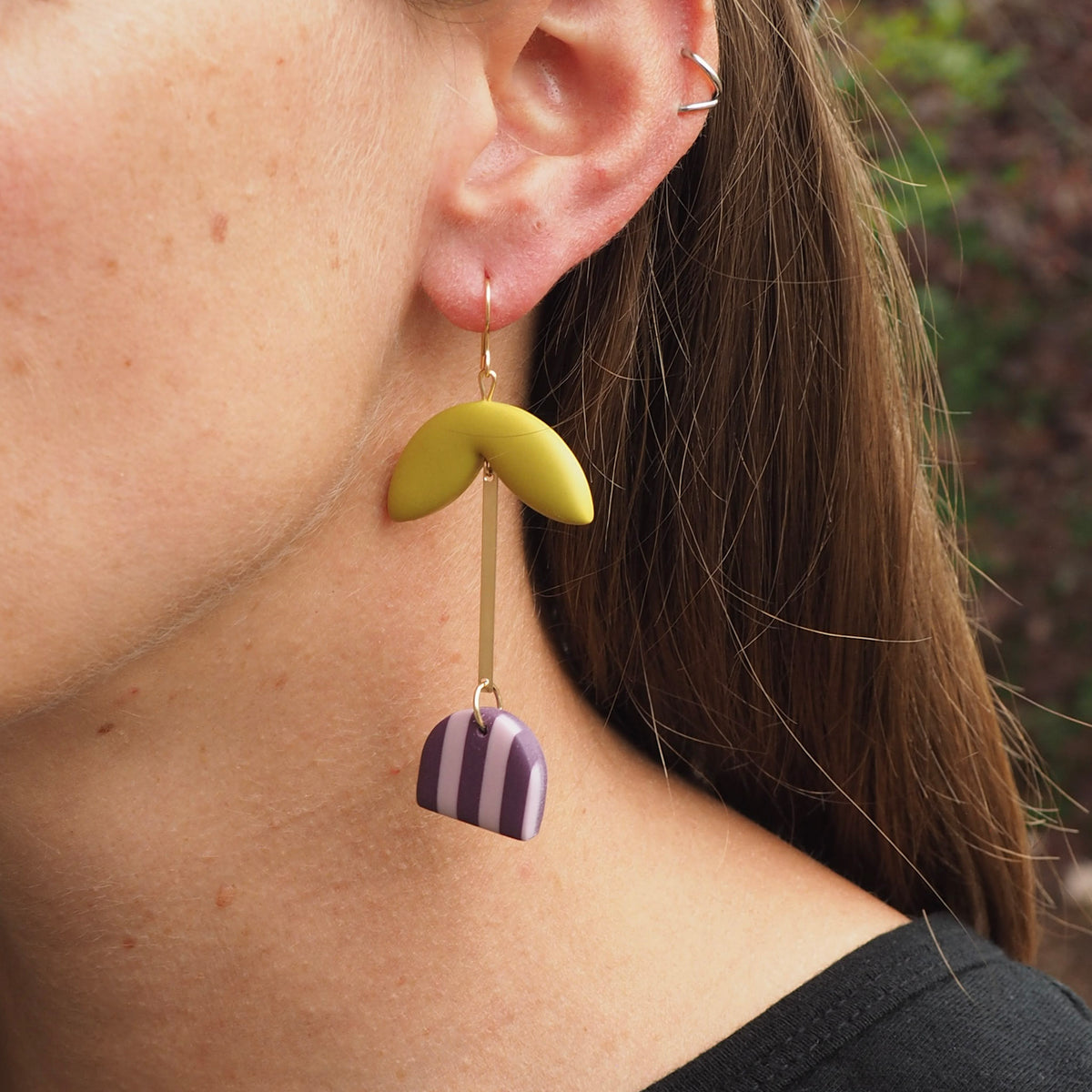 Billie Plum Earrings