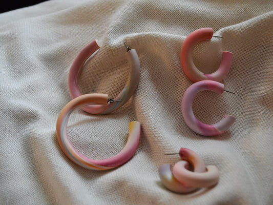 Watercolor Hoops