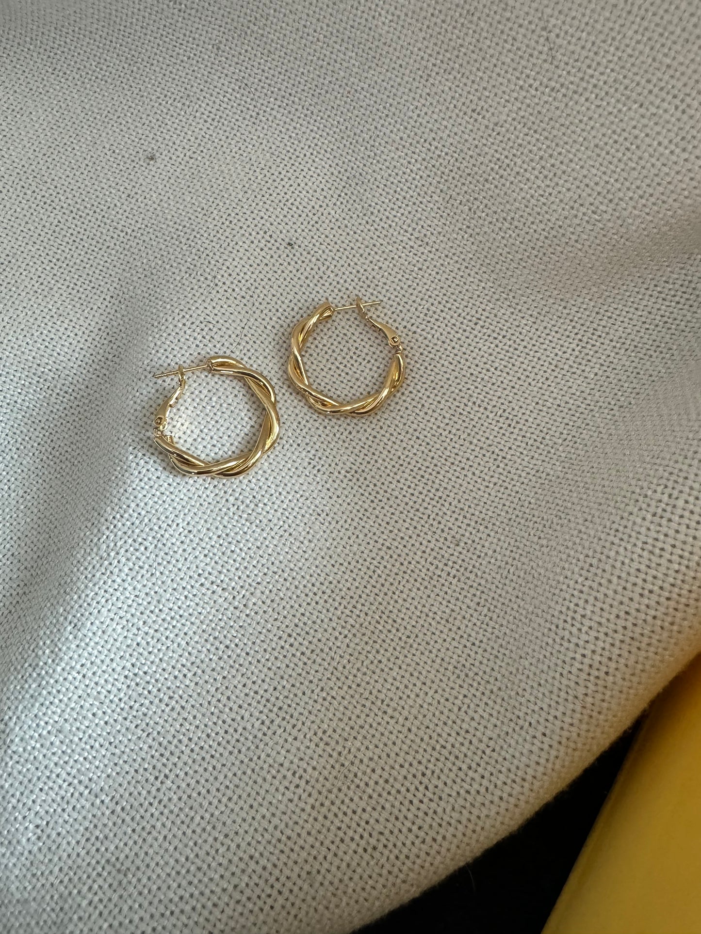 Twisted Hoop Earrings