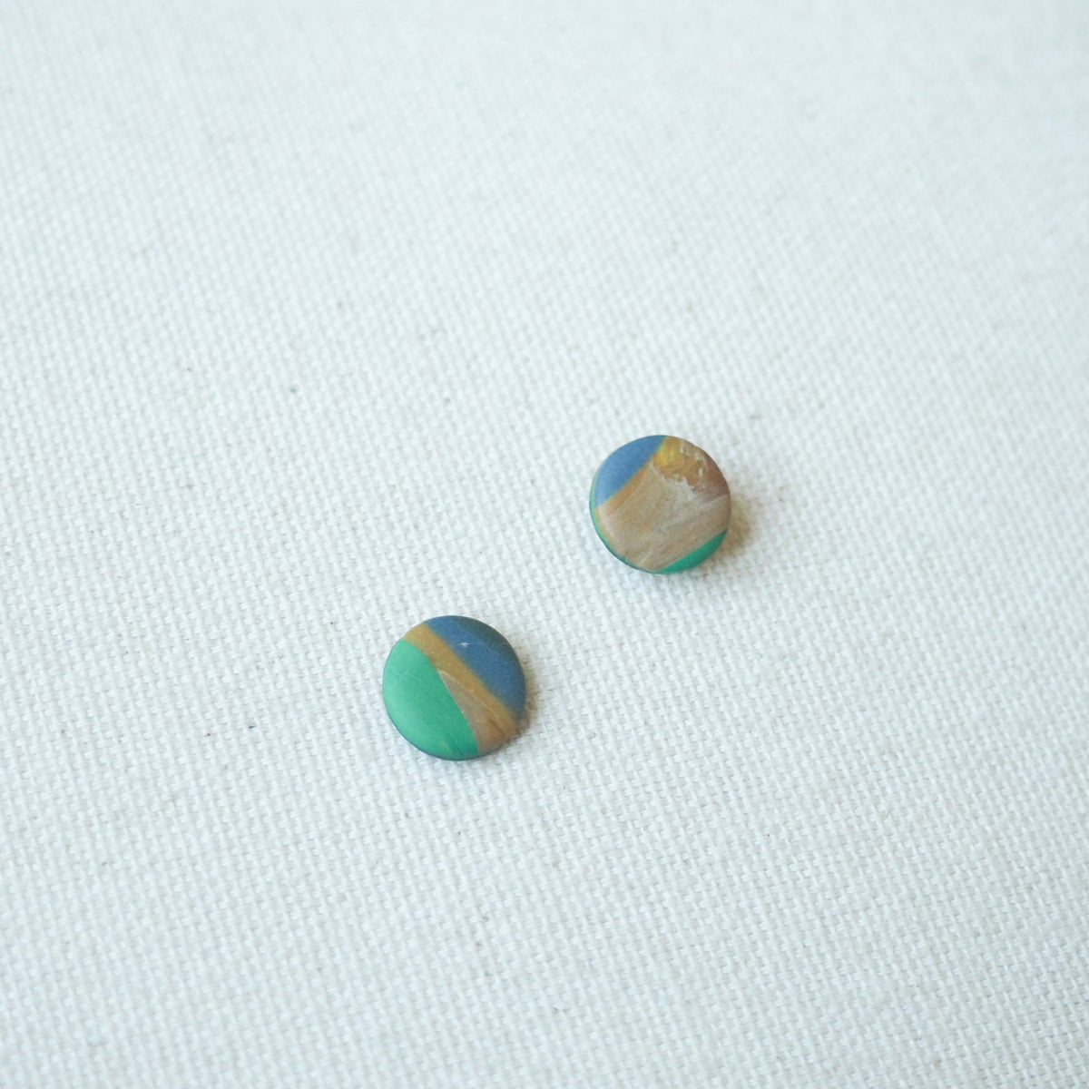 Marbled Dot Studs