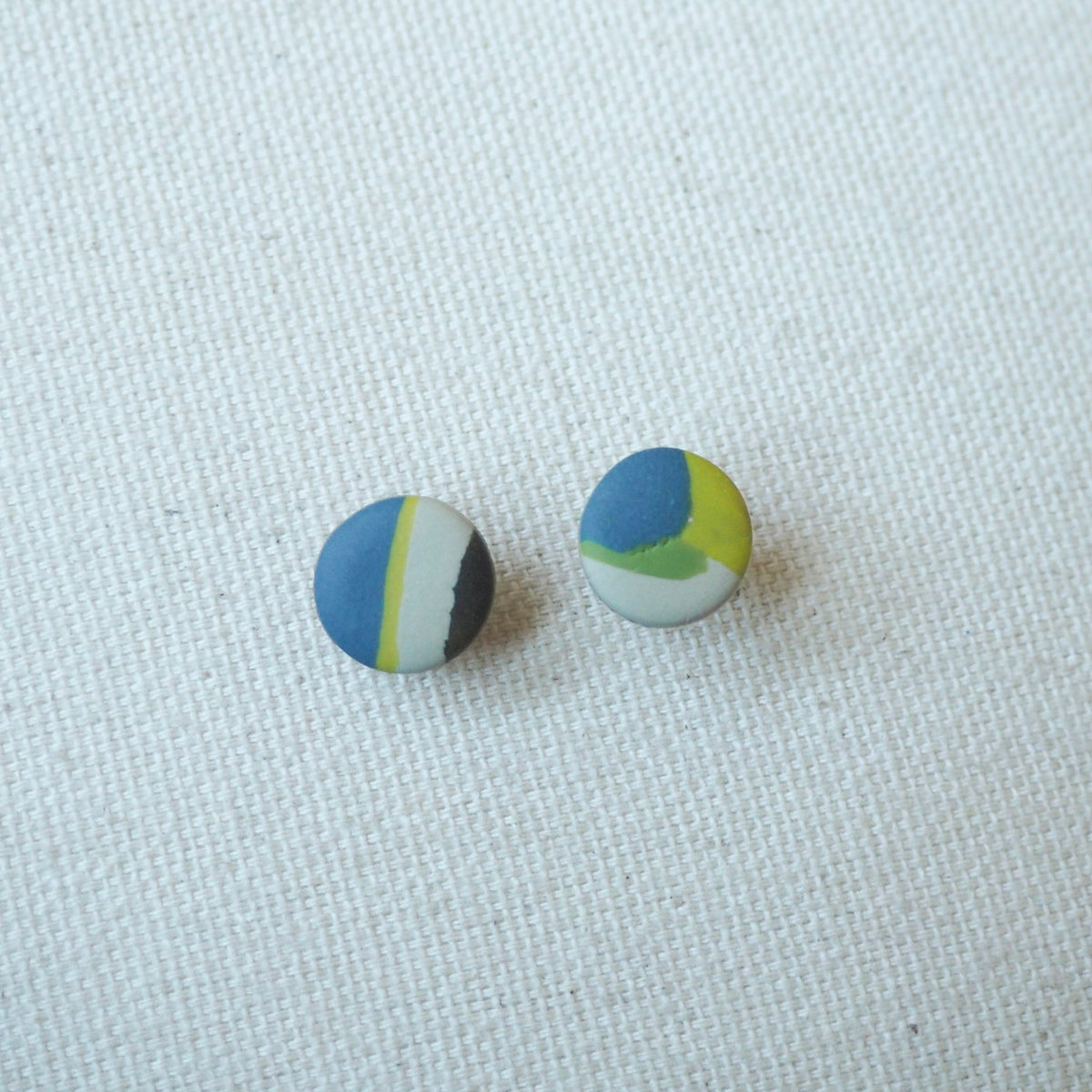 Marbled Dot Studs
