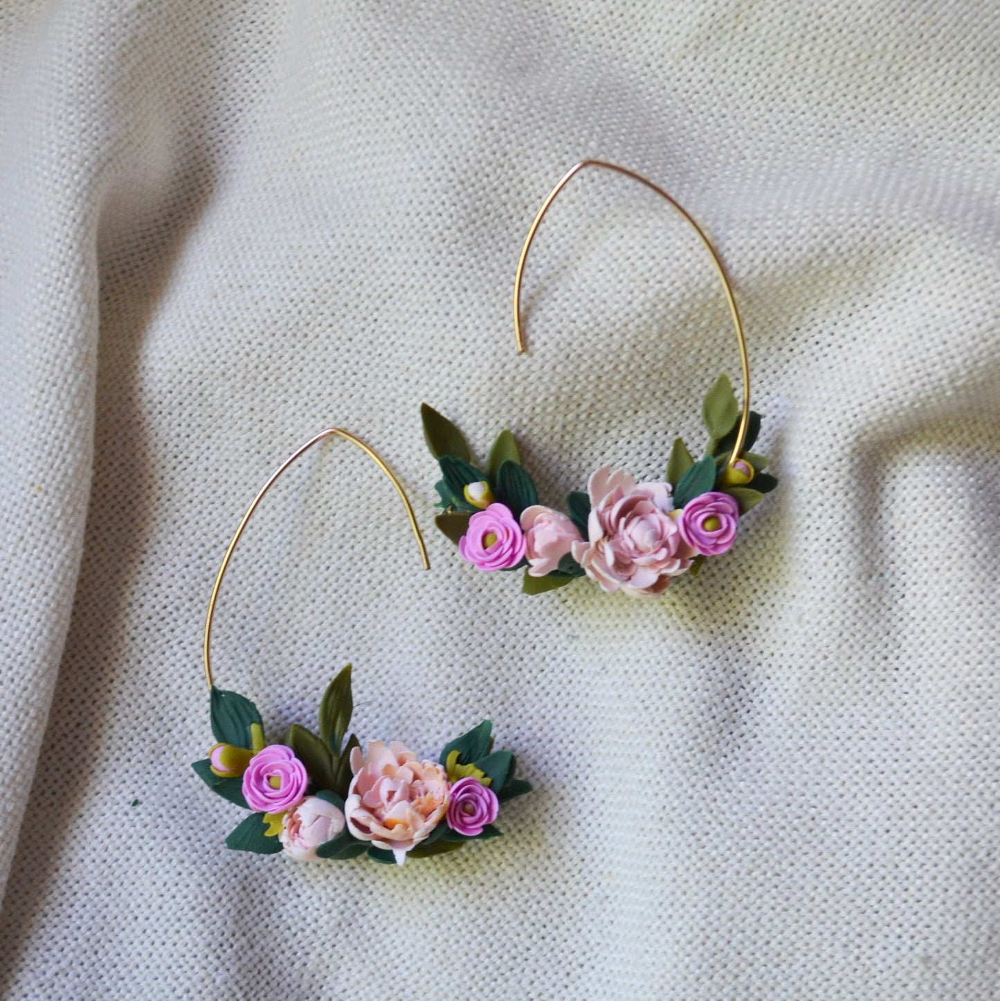 *Preorder 2* Threader Bouquet Earrings