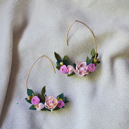 *Preorder 2* Threader Bouquet Earrings