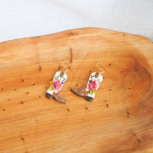 *Preorder* Western Boot Earrings
