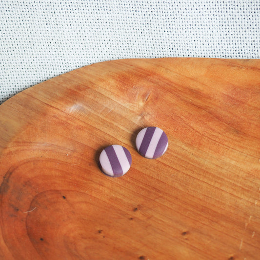 Plum Billie Studs