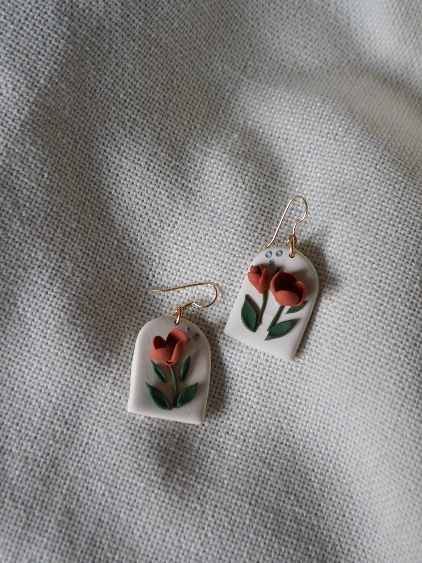 Poppy Earrings (AKA Steve)