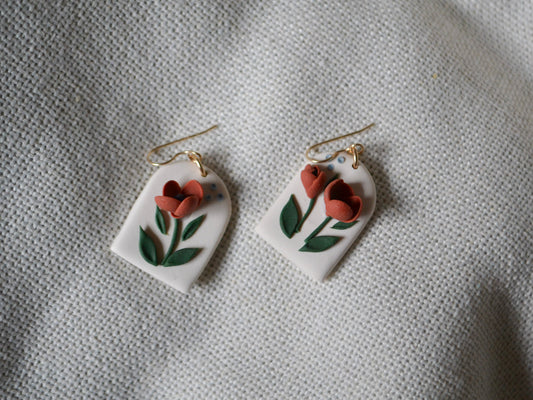 Poppy Earrings (AKA Steve)