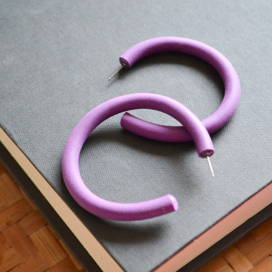 Purple Potion Hoops