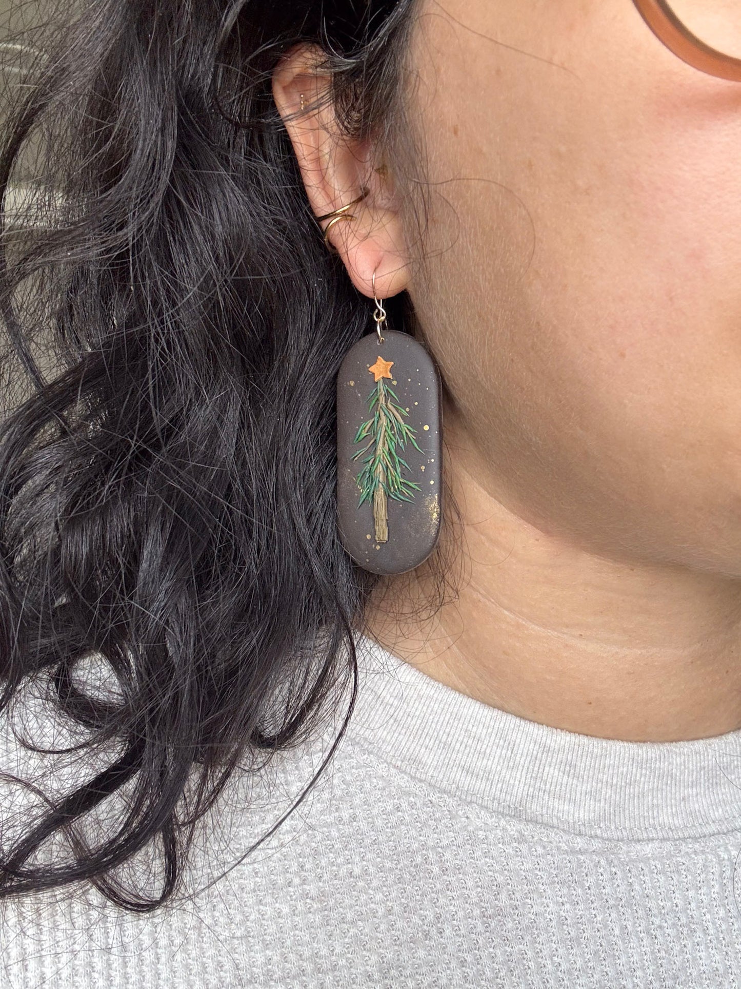 *Preorder* Silent Night Earrings